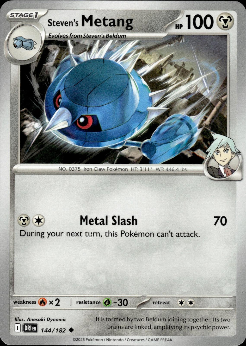 Steven's Metang SV10: Destined Rivals #144/182 Uncommon
