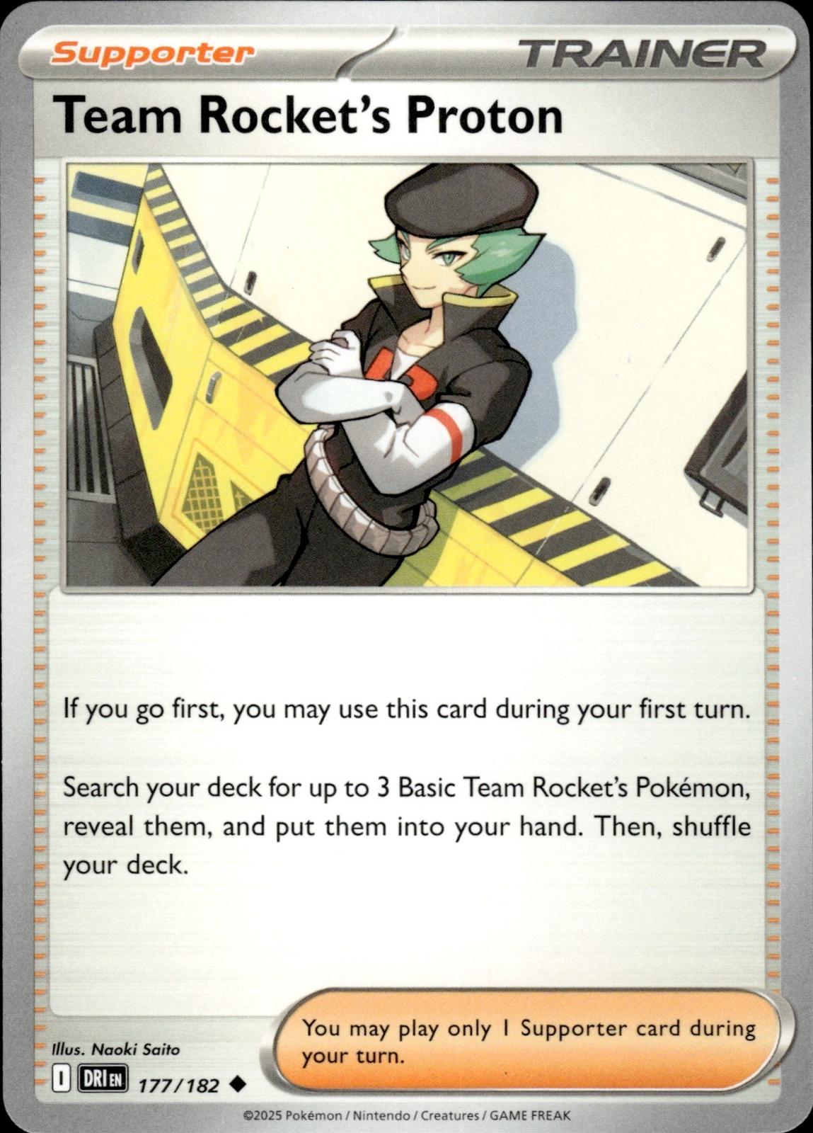 Team Rocket's Proton SV10: Destined Rivals #177/182 Uncommon