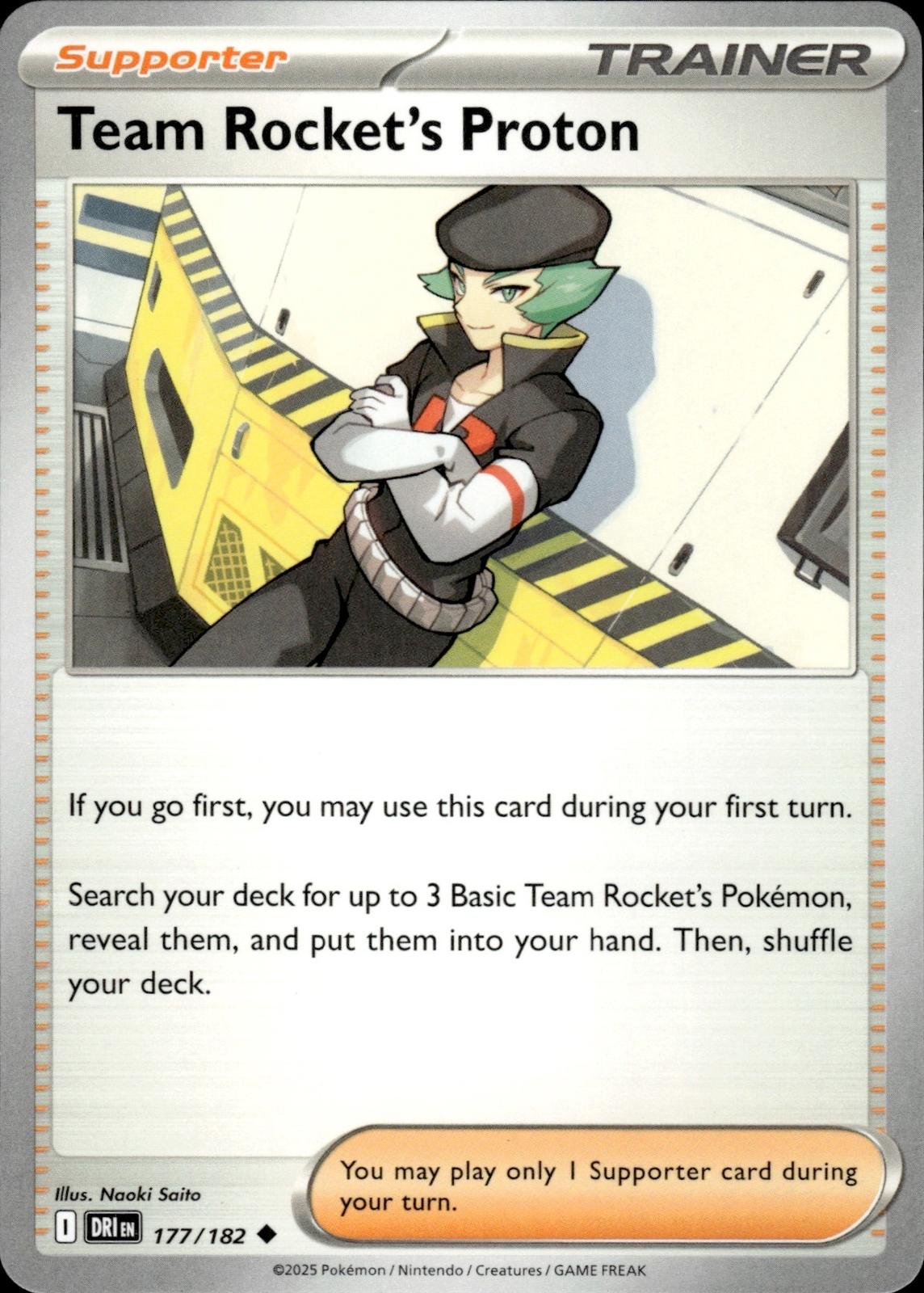 Team Rocket's Proton SV10: Destined Rivals #177/182 Uncommon