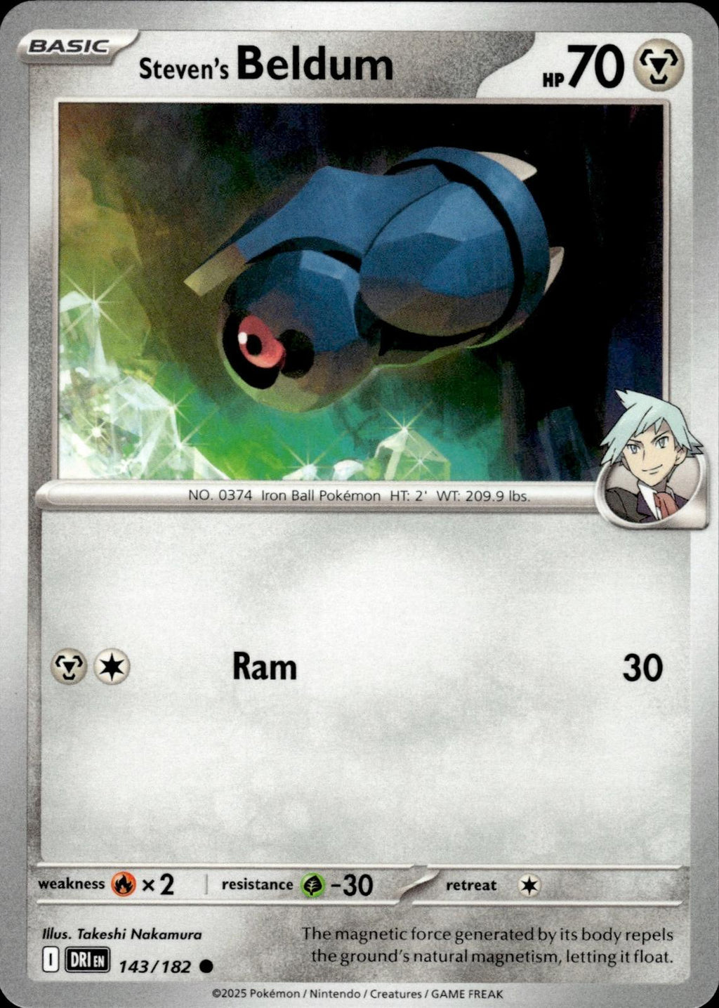 Steven's Beldum SV10: Destined Rivals #143/182 Common