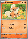 Growlithe SV10: Destined Rivals #027/182 Common