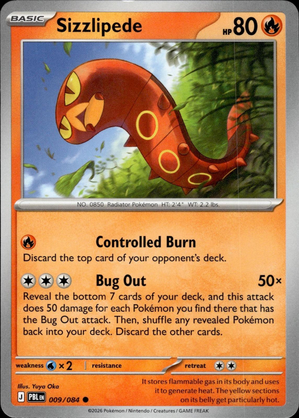 Sizzlipede ME05: Pitch Black #009/084 Common
