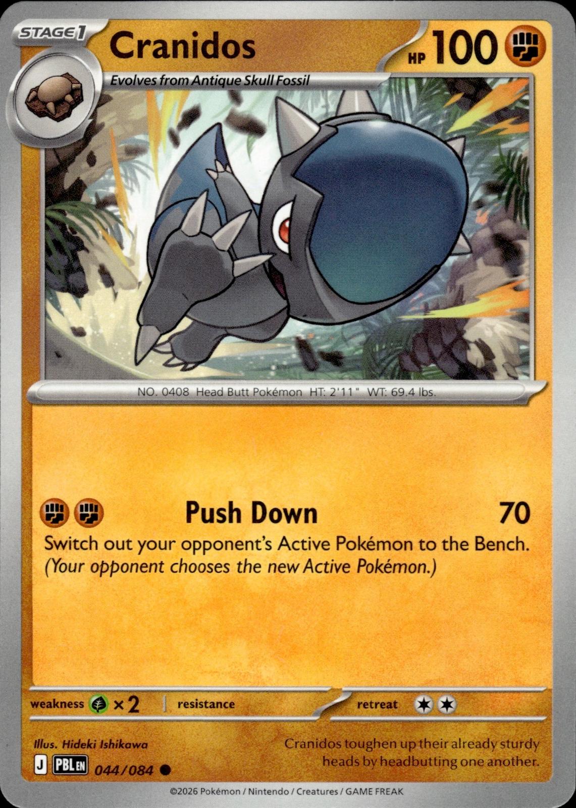 Cranidos ME05: Pitch Black #044/084 Common