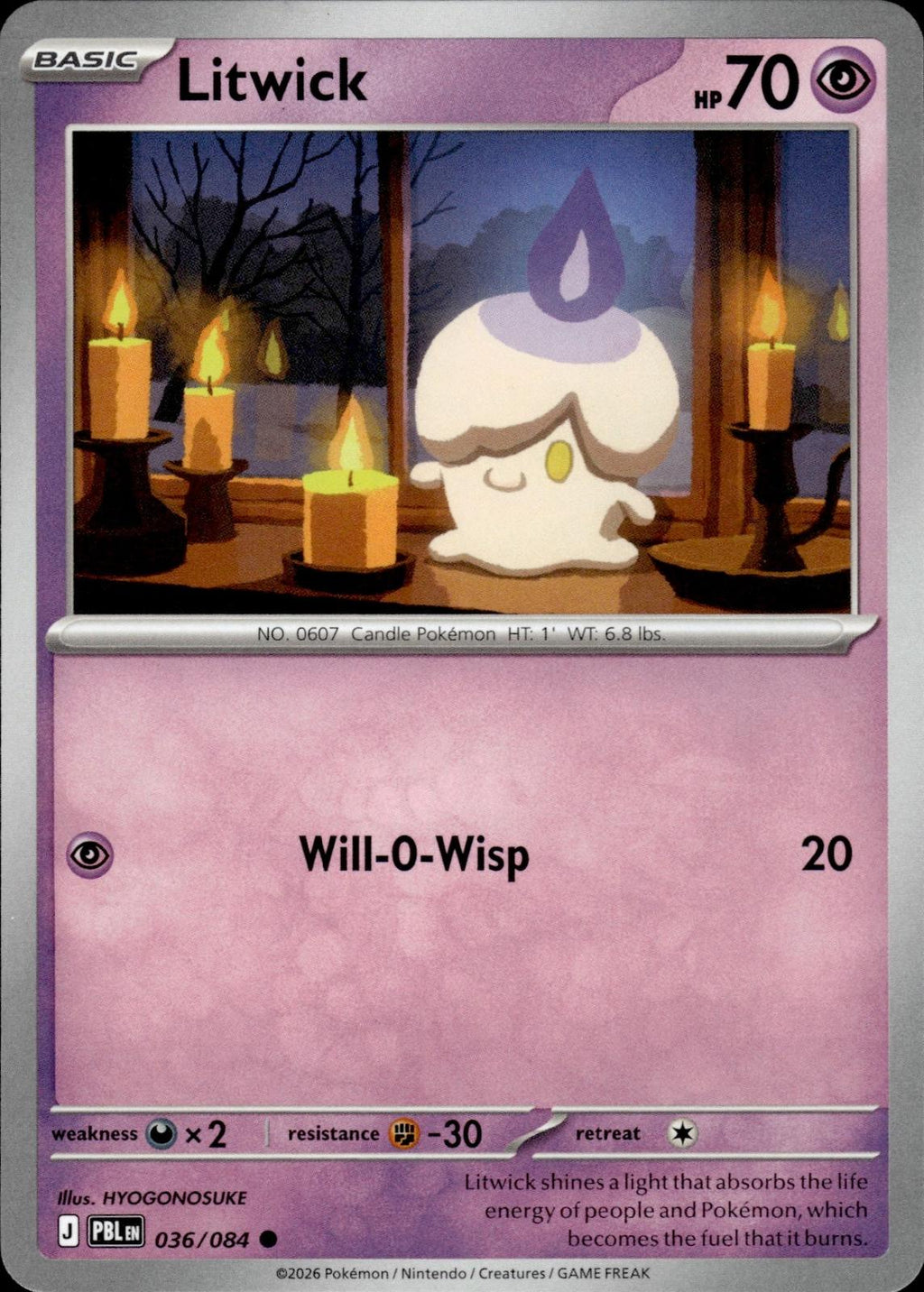 Litwick ME05: Pitch Black #036/084 Common