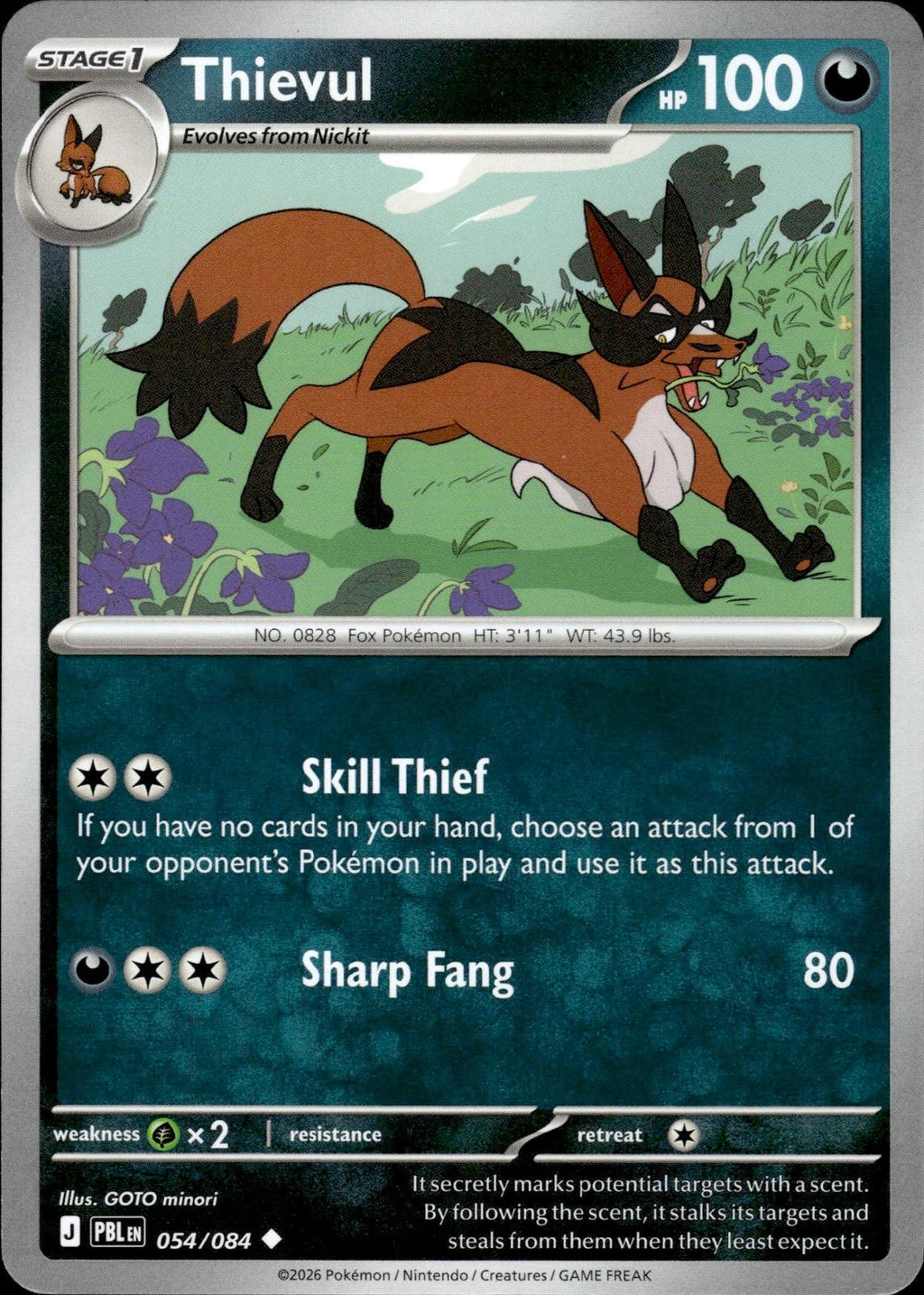 Thievul ME05: Pitch Black #054/084 Uncommon