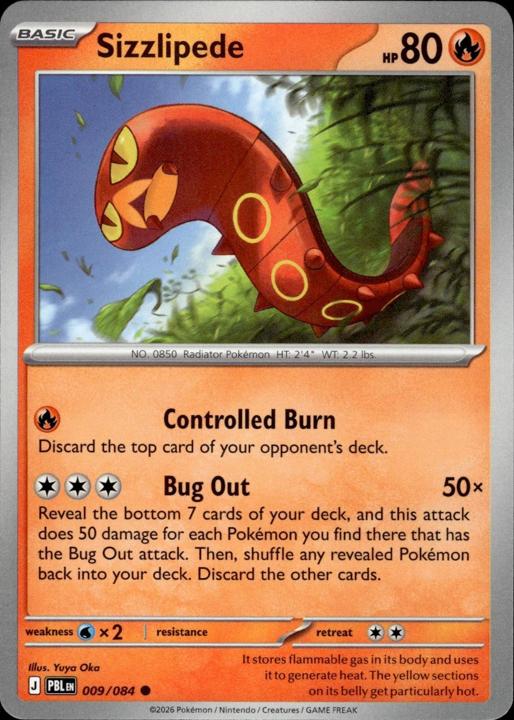 Sizzlipede ME05: Pitch Black #009/084 Common