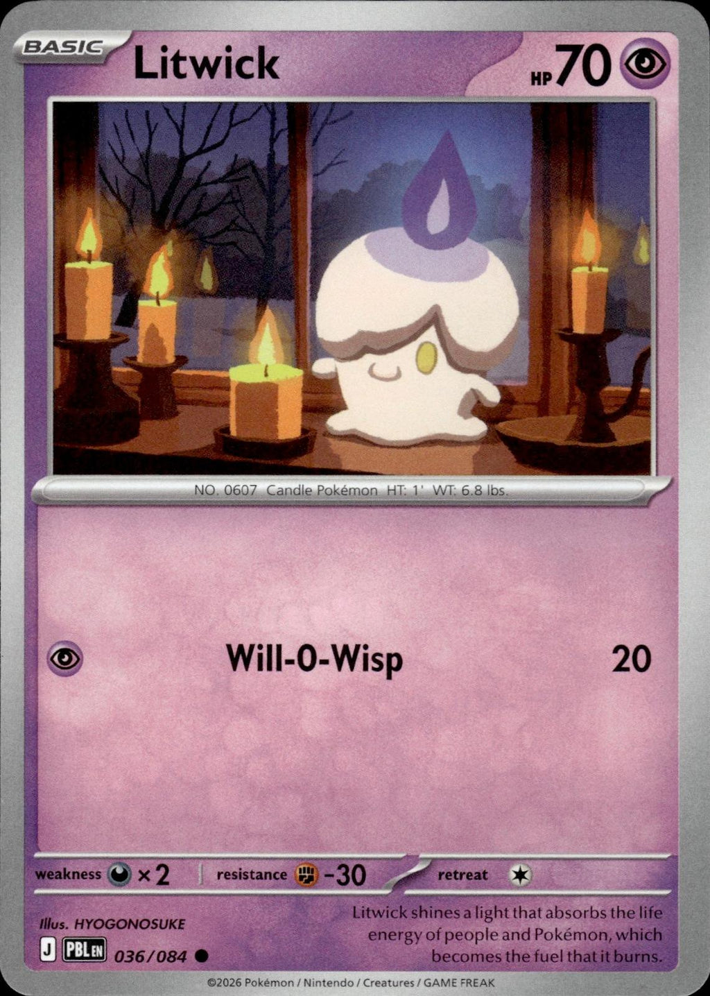 Litwick ME05: Pitch Black #036/084 Common