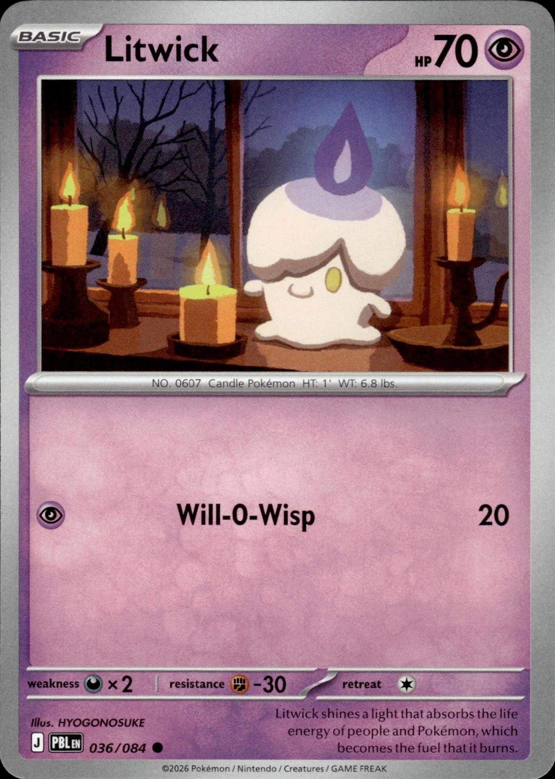 Litwick ME05: Pitch Black #036/084 Common
