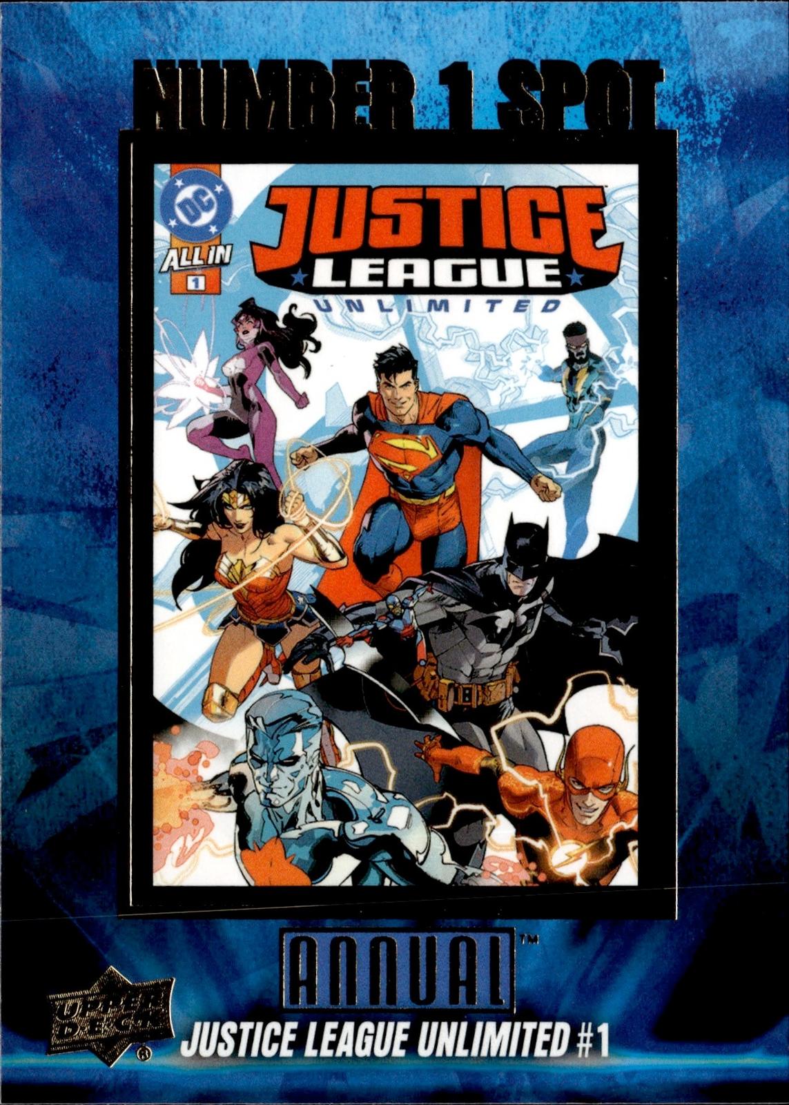 Justice League Unlimited #1 2024-25 Upper Deck DC Annual #N1S-10 #1 Spot