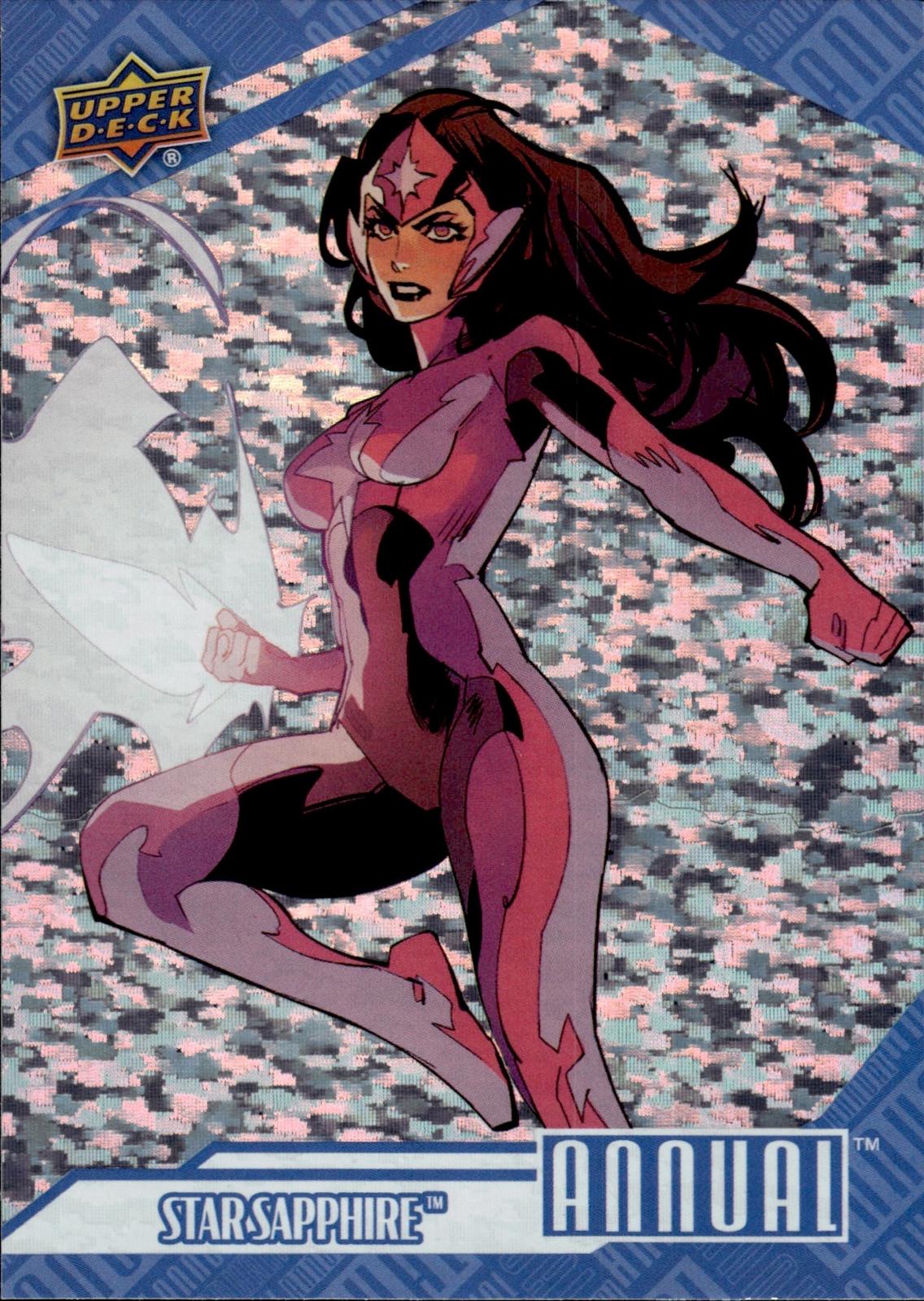 Star Sapphire 2024-25 Upper Deck DC Annual #82 Silver Sparkle