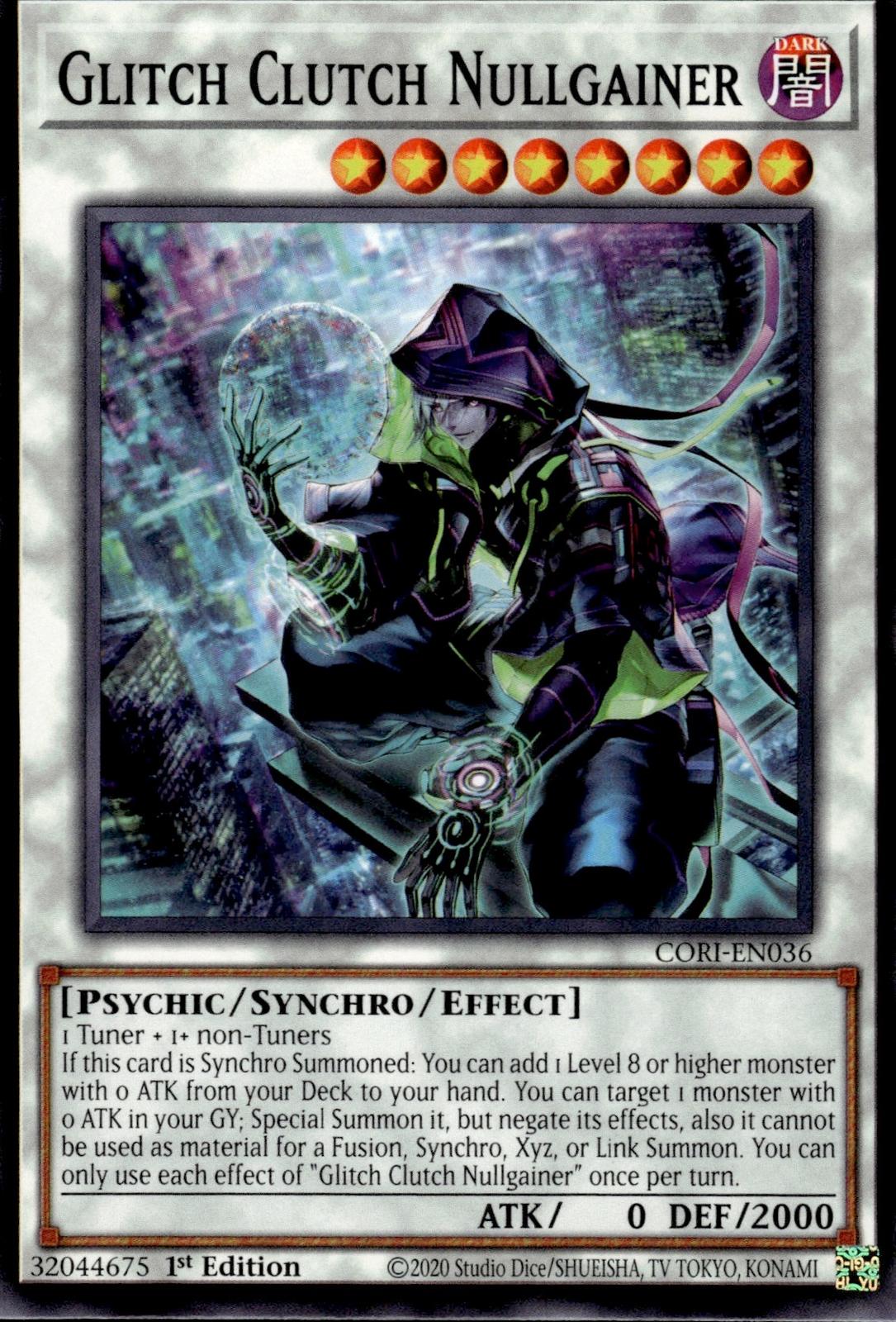 Glitch Clutch Nullgainer Chaos Origins #CORI-EN036