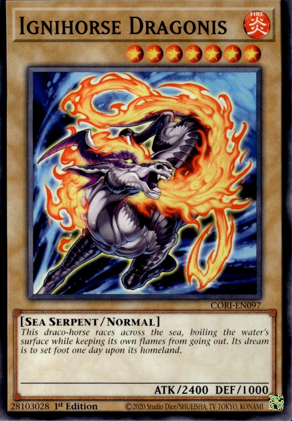 Ignihorse Dragonis Chaos Origins #CORI-EN097