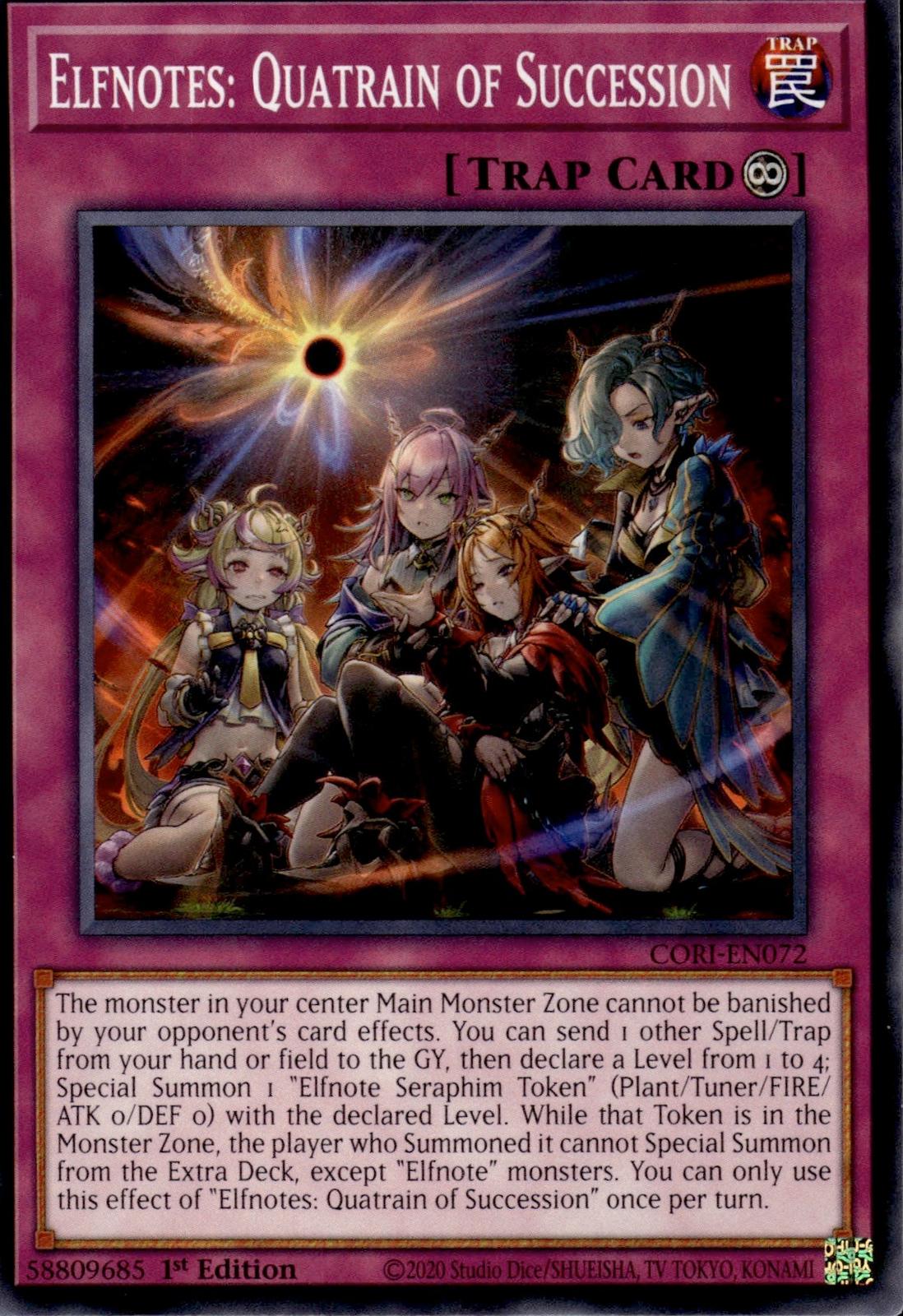 Elfnotes: Quatrain of Succession Chaos Origins #CORI-EN072