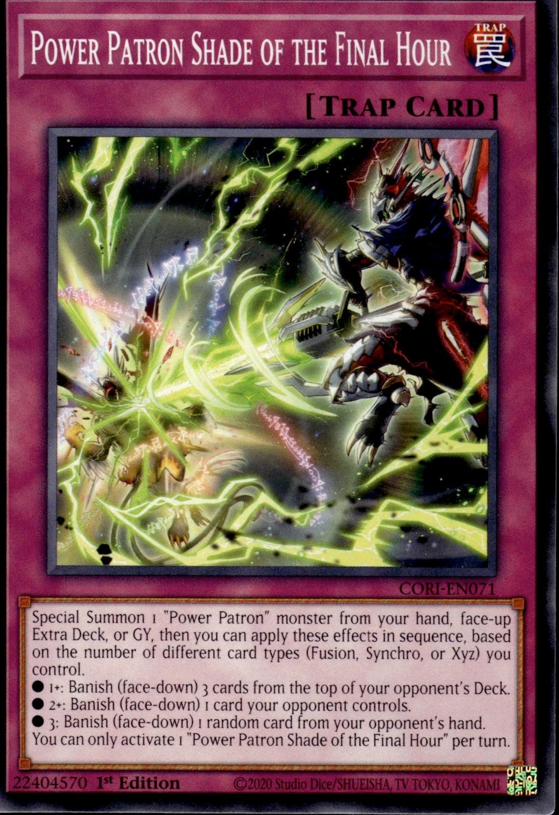 Power Patron Shade of the Final Hour Chaos Origins #CORI-EN071