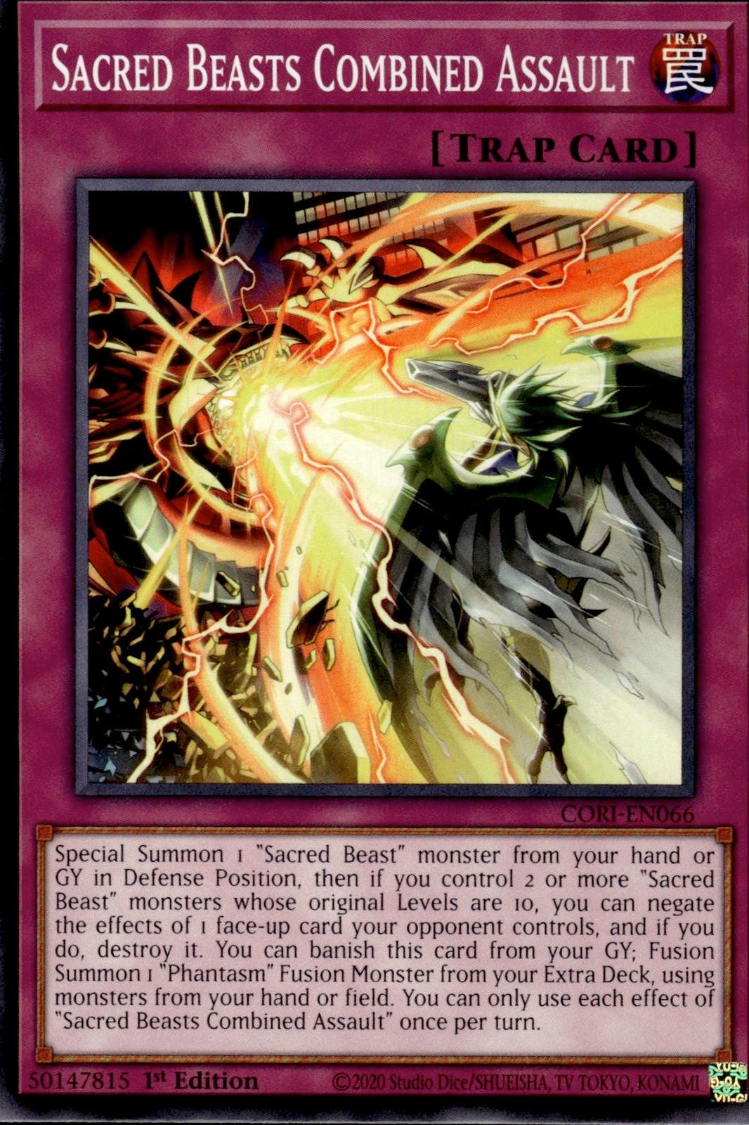 Sacred Beasts Combined Assault Chaos Origins #CORI-EN066