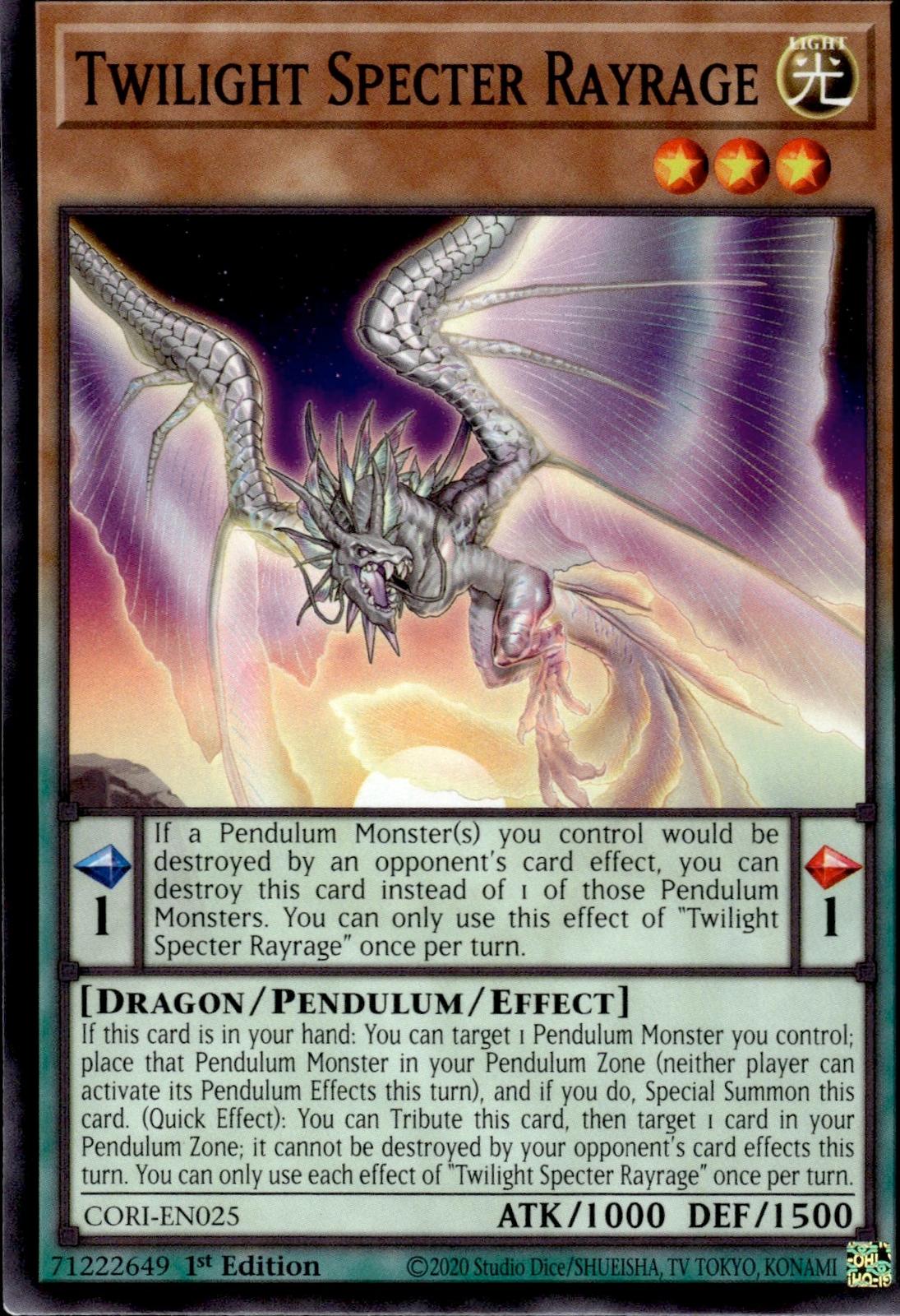 Twilight Specter Rayrage Chaos Origins #CORI-EN025