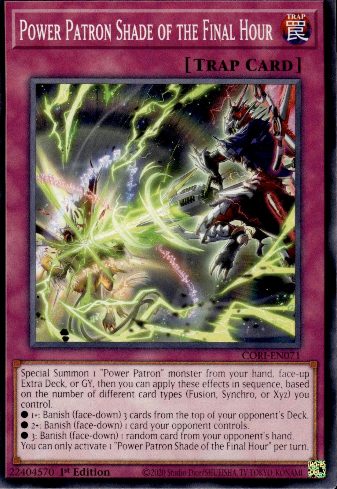 Power Patron Shade of the Final Hour Chaos Origins #CORI-EN071