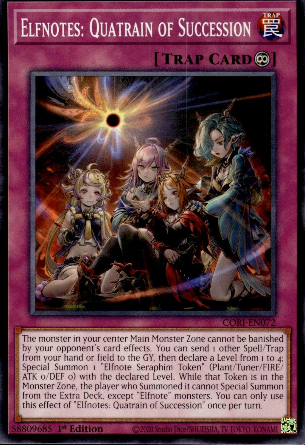 Elfnotes: Quatrain of Succession Chaos Origins #CORI-EN072