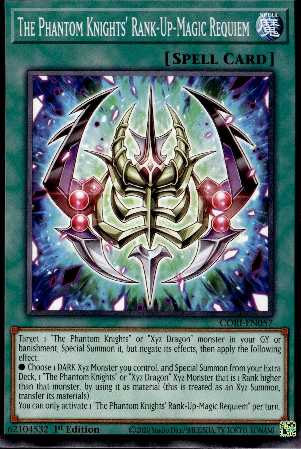 The Phantom Knights' Rank-Up-Magic Requiem Chaos Origins #CORI-EN057
