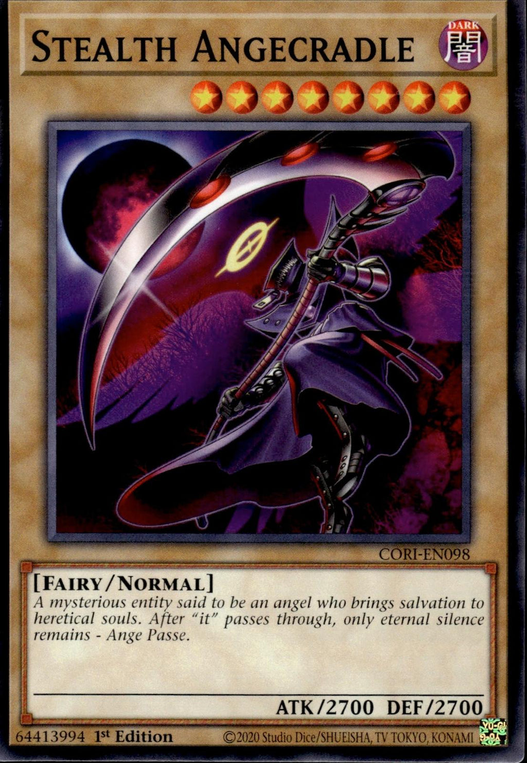 Stealth Angecradle Chaos Origins #CORI-EN098