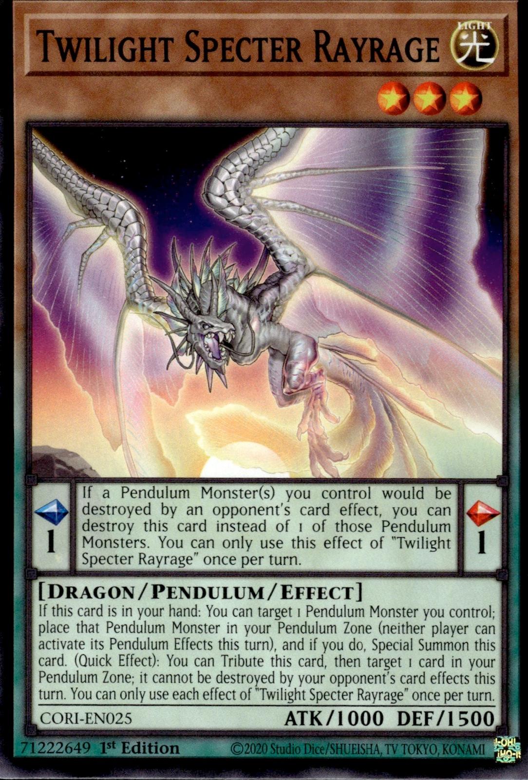 Twilight Specter Rayrage Chaos Origins #CORI-EN025