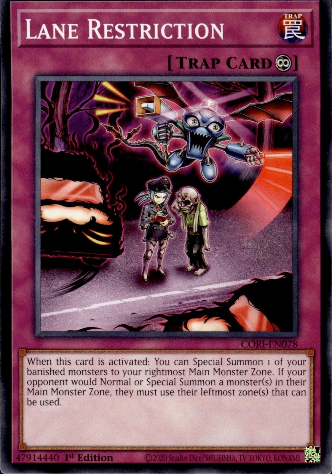 Lane Restriction Chaos Origins #CORI-EN078