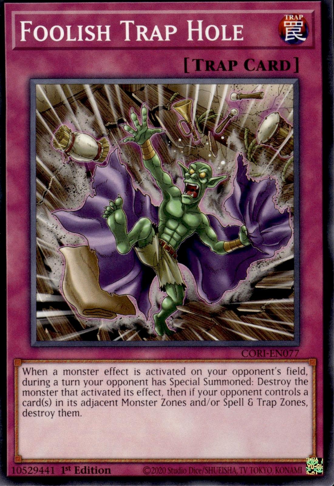 Foolish Trap Hole Chaos Origins #CORI-EN077