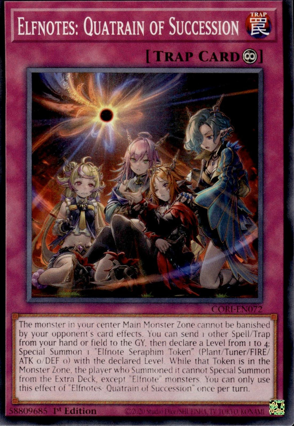 Elfnotes: Quatrain of Succession Chaos Origins #CORI-EN072