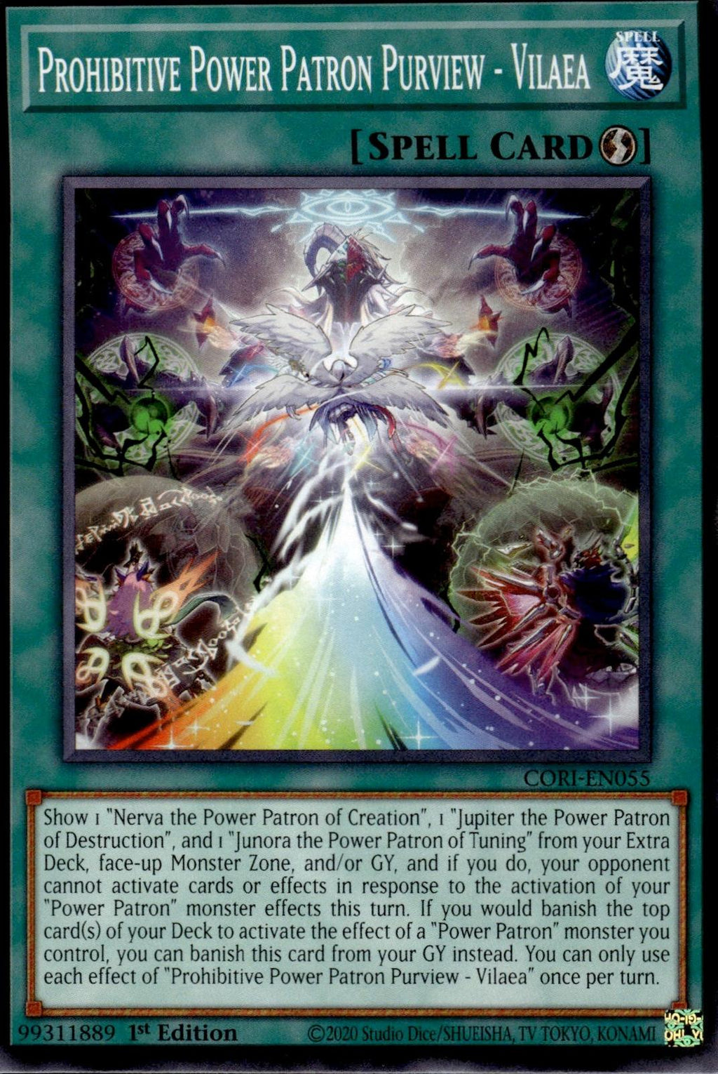 Prohibitive Power Patron Purview Chaos Origins #CORI-EN055