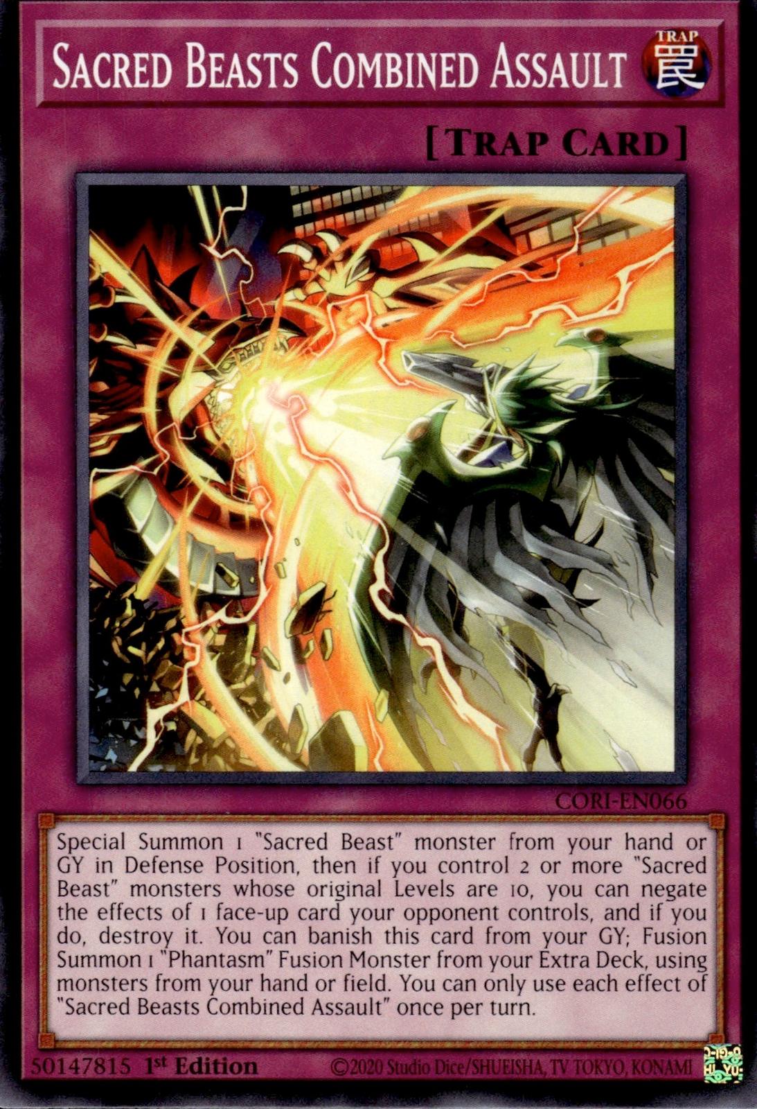 Sacred Beasts Combined Assault Chaos Origins #CORI-EN066