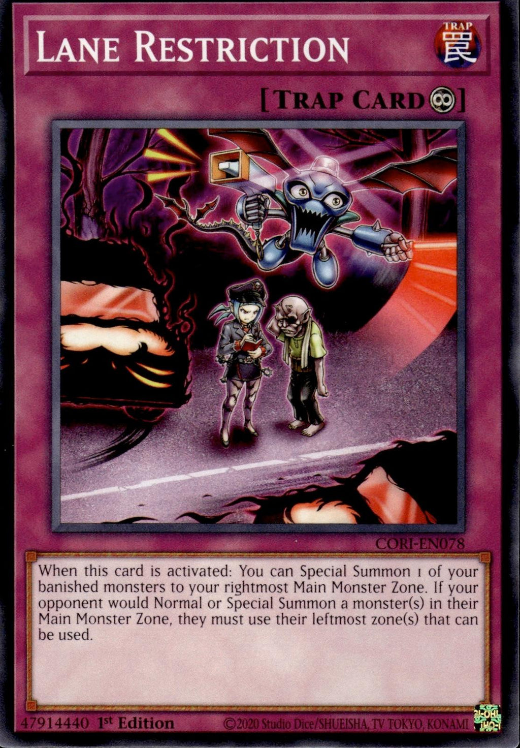 Lane Restriction Chaos Origins #CORI-EN078