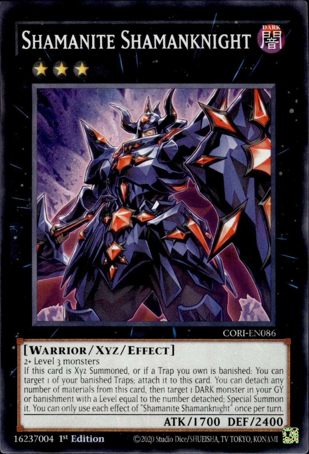 Shamanite Shamanknight Chaos Origins #CORI-EN086