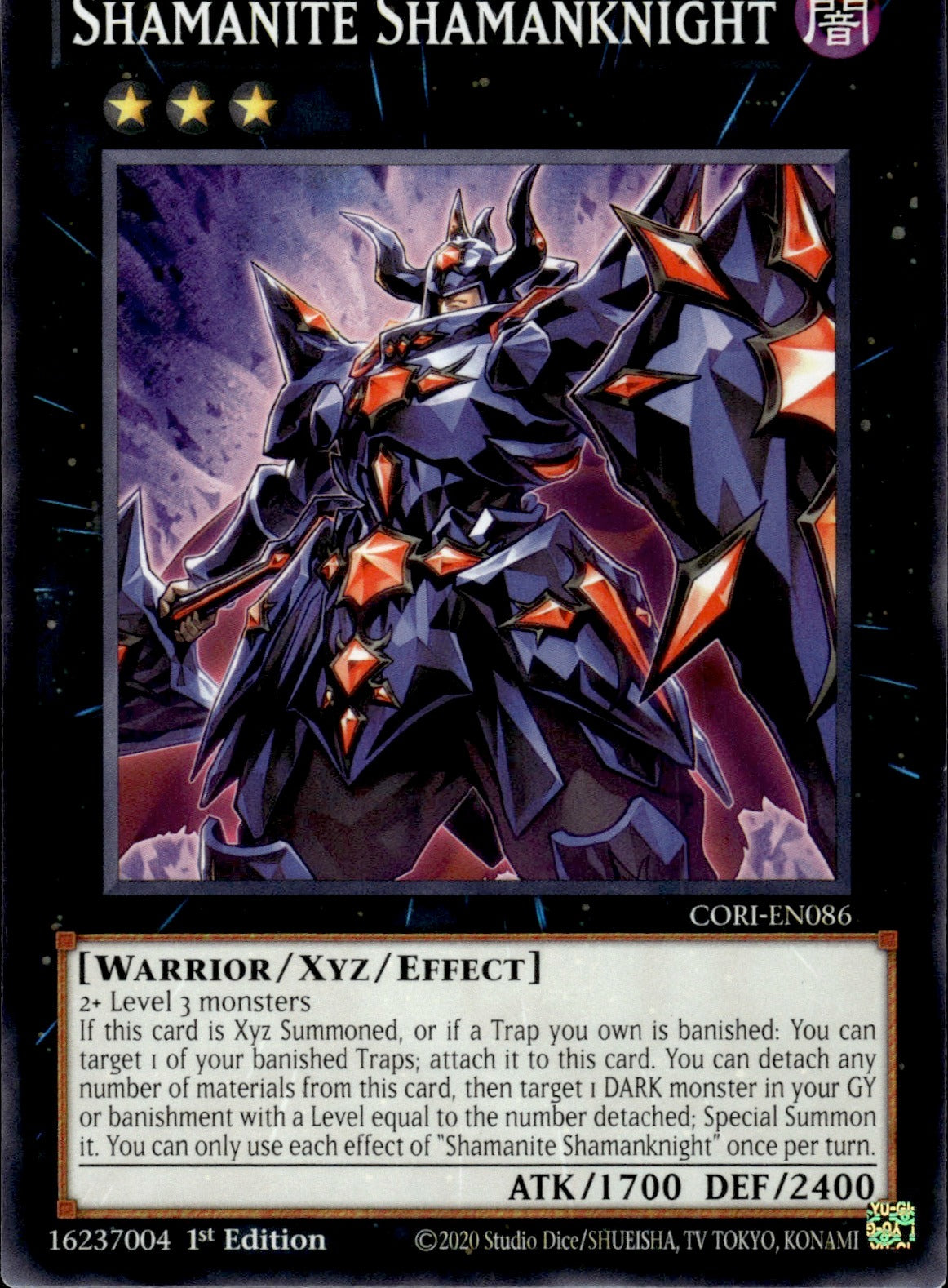 Shamanite Shamanknight Chaos Origins #CORI-EN086
