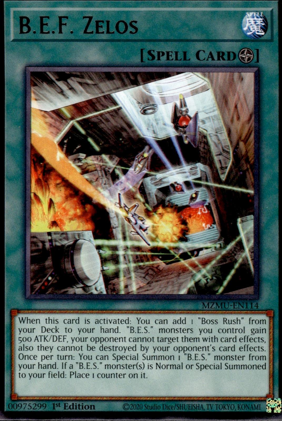 B.E.F. Zelos Maze of Muertos #MZMU-EN114 Rare