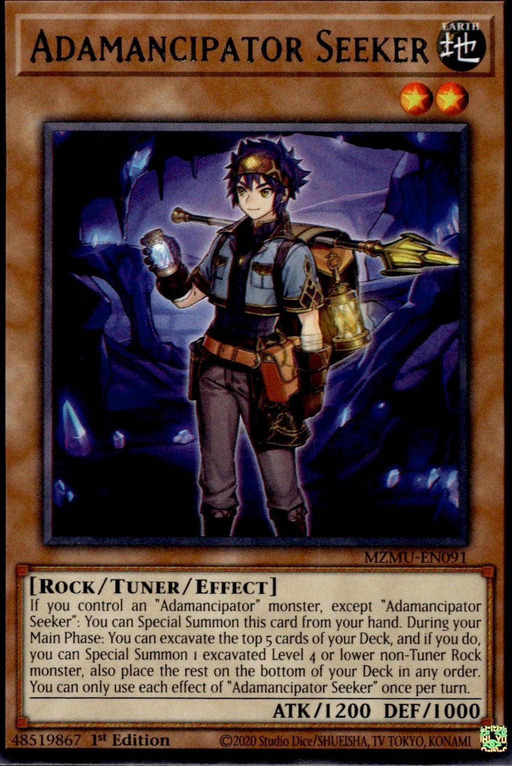 Adamancipator Seeker Maze of Muertos #MZMU-EN091 Rare