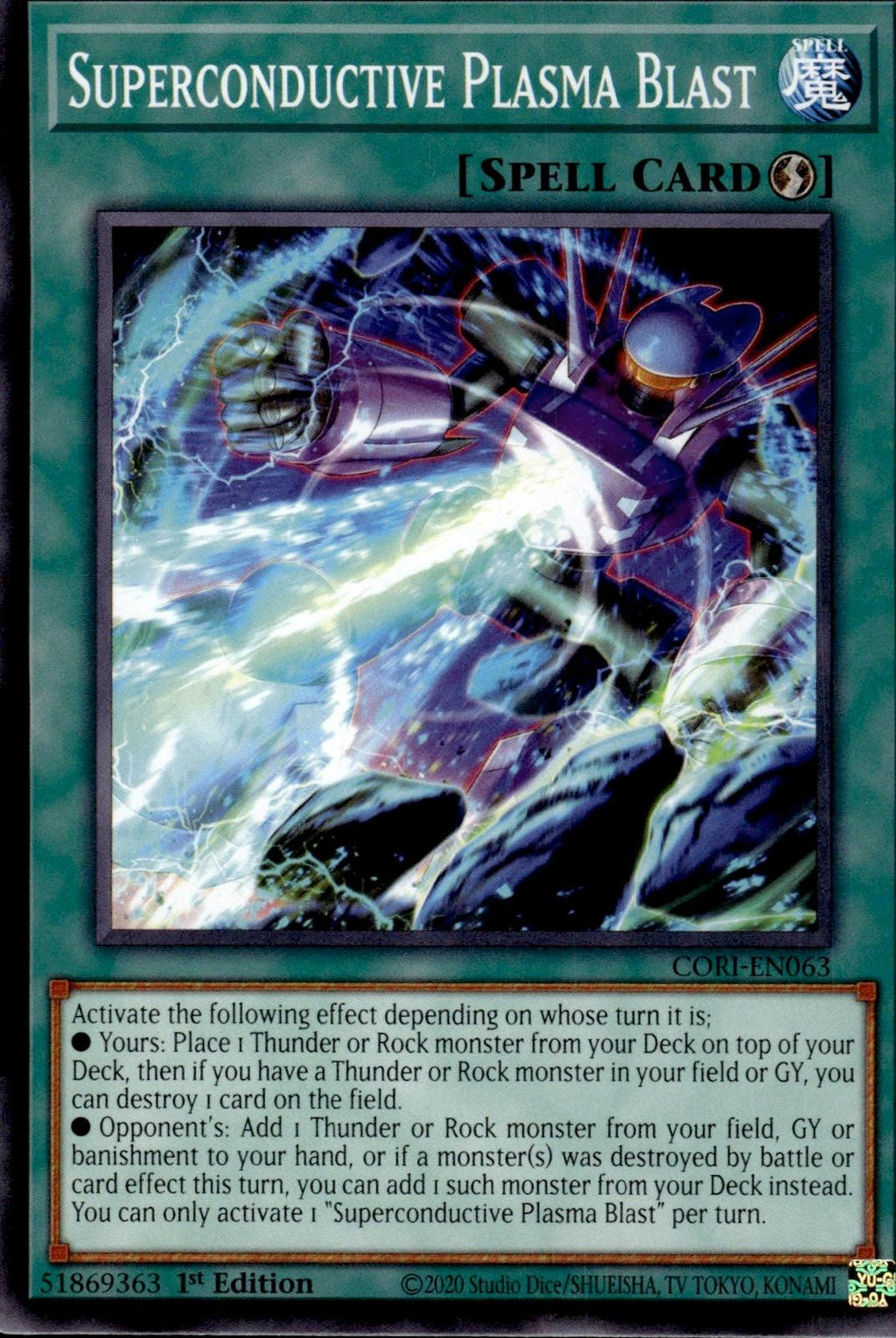 Superconductive Plasma Blast Chaos Origins #CORI-EN063