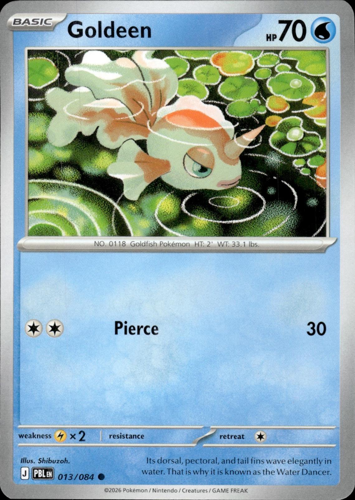 Goldeen ME05: Pitch Black #013/084 Common