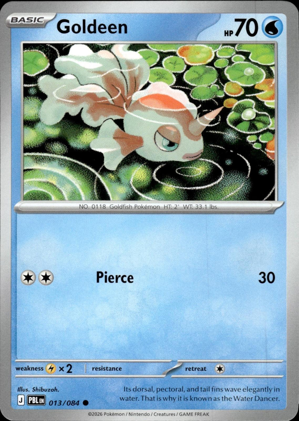 Goldeen ME05: Pitch Black #013/084 Common