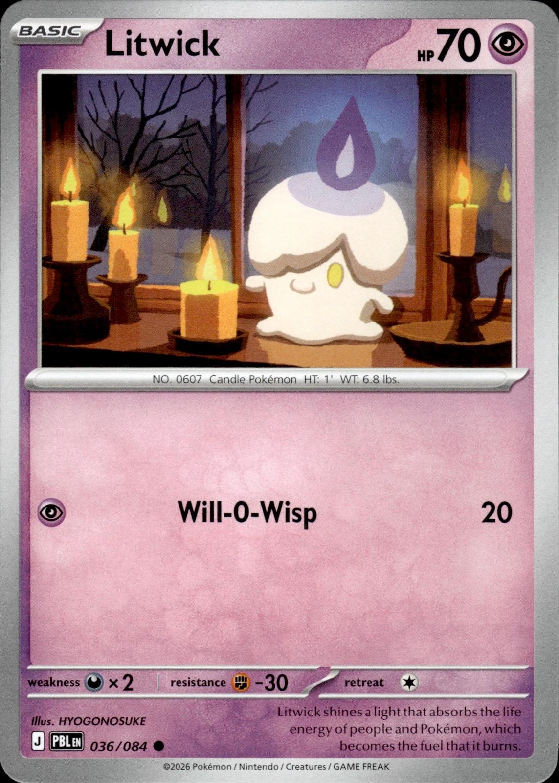 Litwick ME05: Pitch Black #036/084 Common