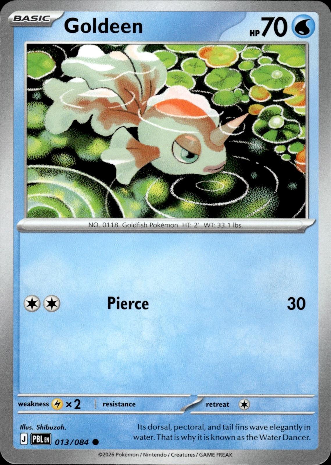 Goldeen ME05: Pitch Black #013/084 Common