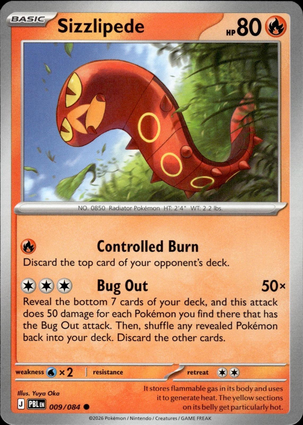 Sizzlipede ME05: Pitch Black #009/084 Common