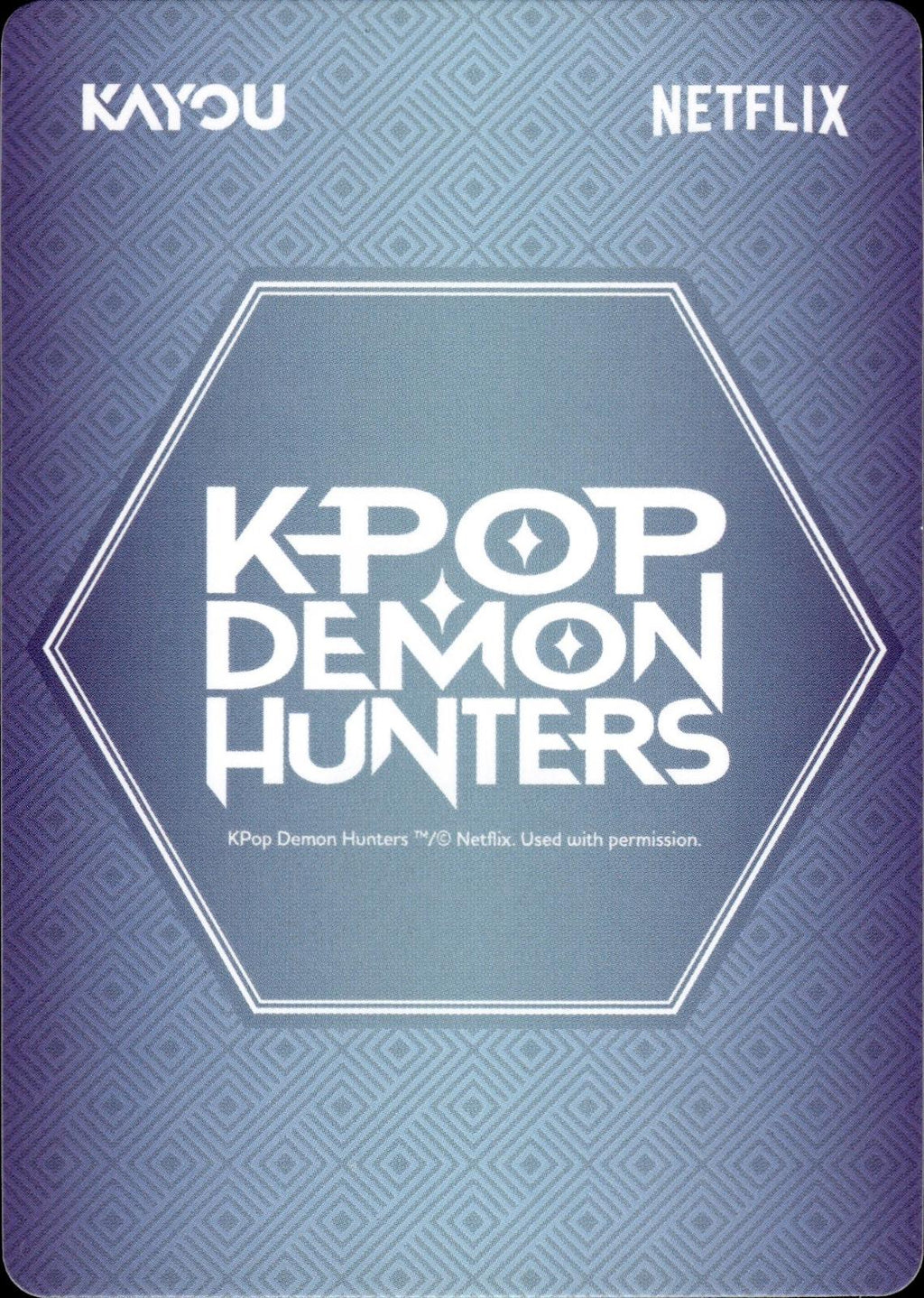 Mystery Kayou K-Pop Demon Hunters Energy Series 1 #KPDH01-SSR-007 SSR