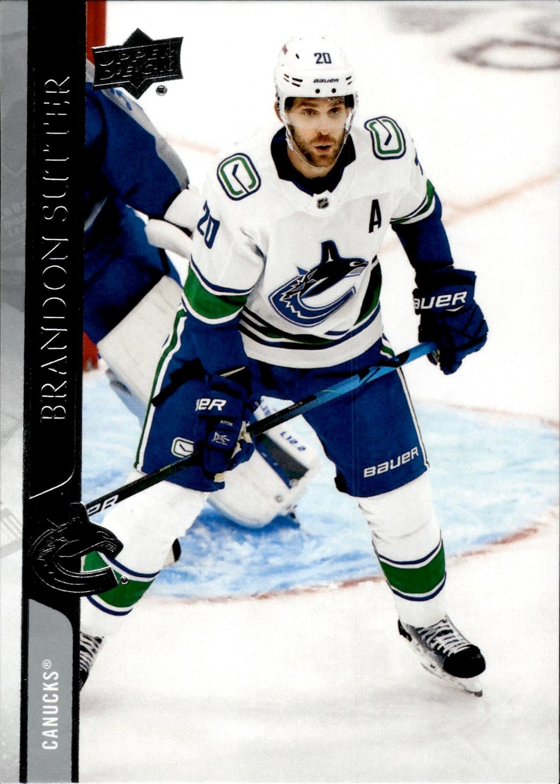 Brandon Sutter 2020-21 Upper Deck #638 Canucks