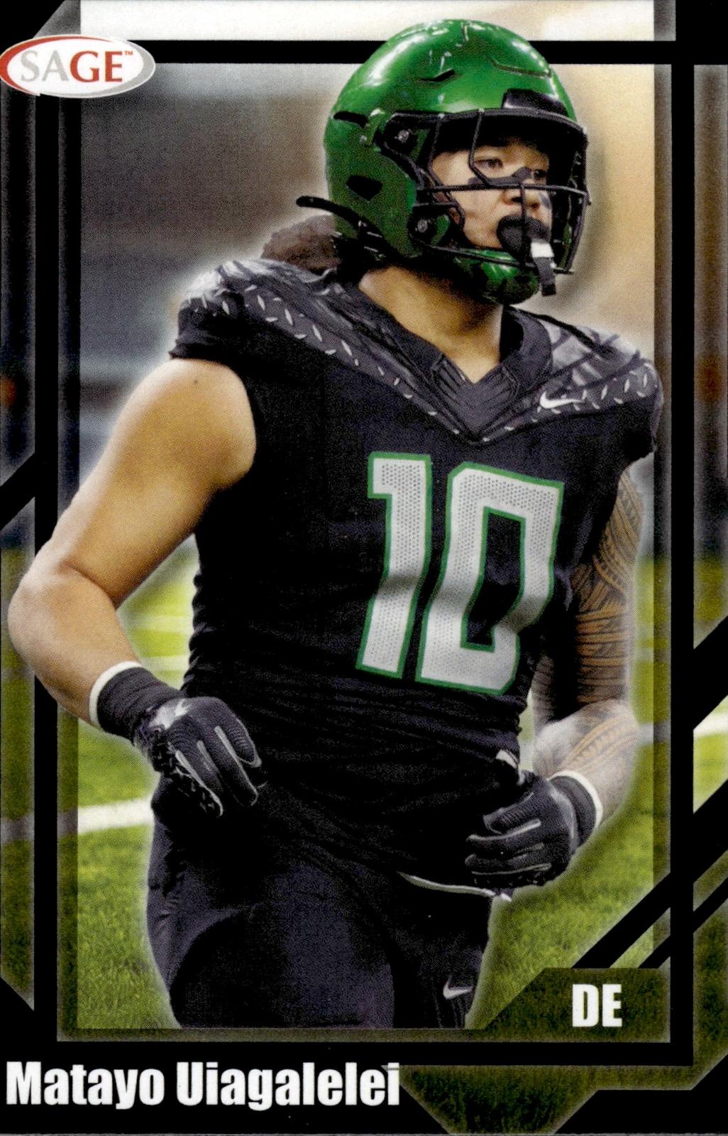 Matayo Uiagalelei 2026 SAGE #57 Black Ducks