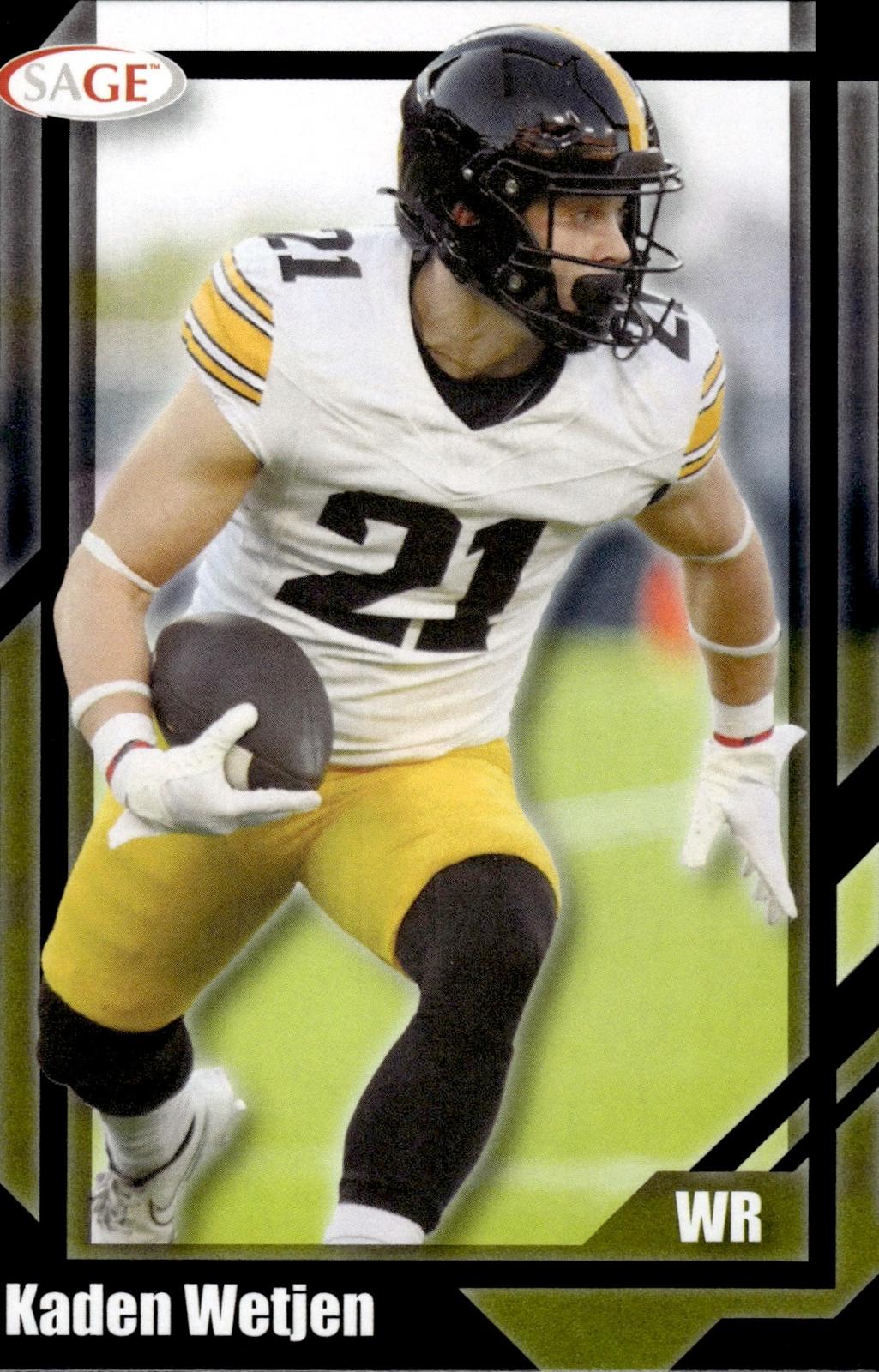 Kaden Wetjen 2026 SAGE #42 Black Hawkeyes