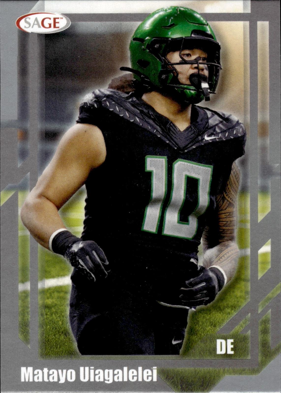 Matayo Uiagalelei 2026 SAGE #57 Silver Ducks