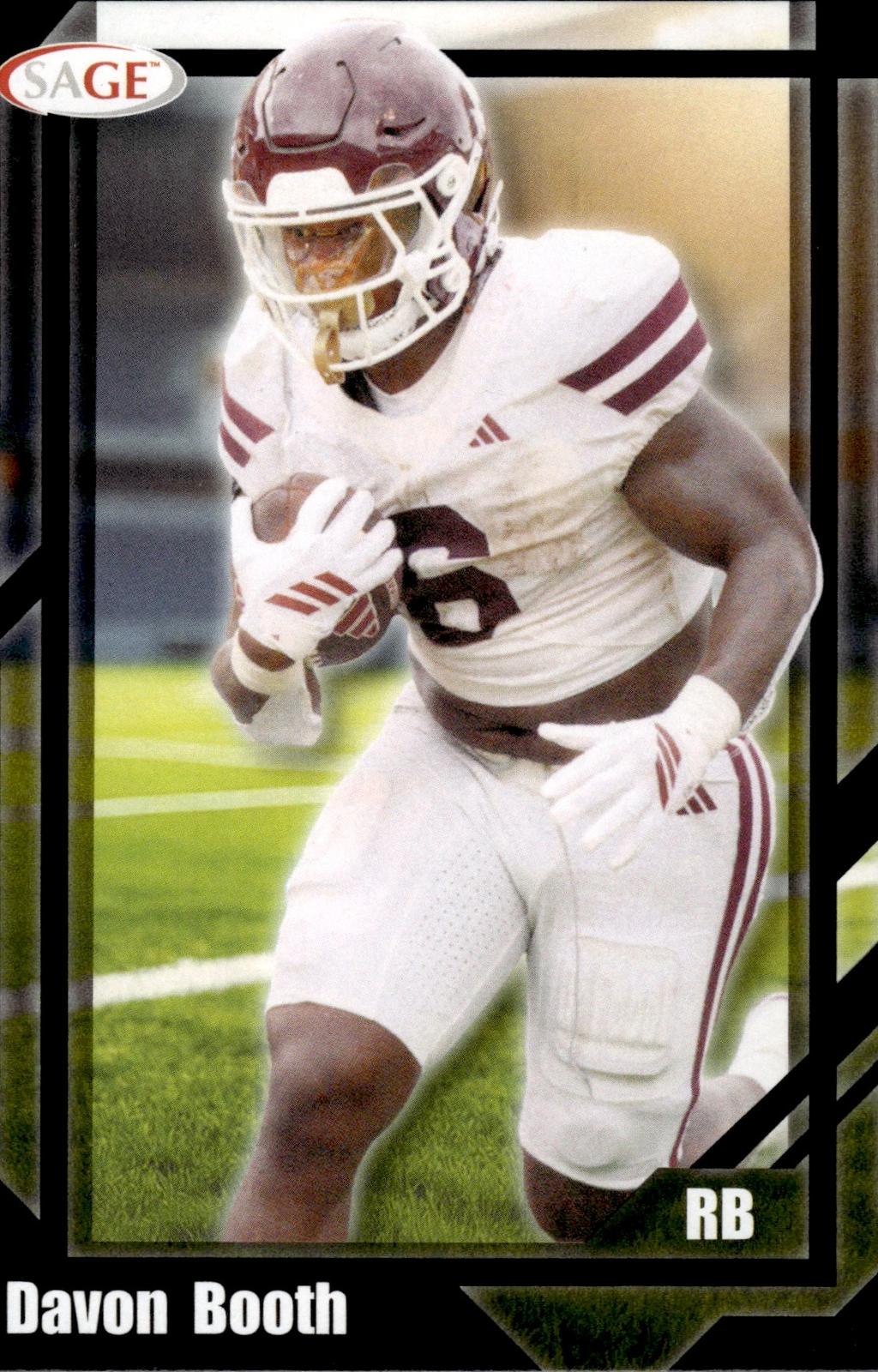 Davon Booth 2026 SAGE #28 Black Bulldogs