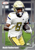 Malik Rutherford 2026 SAGE #69 Silver Yellow Jackets