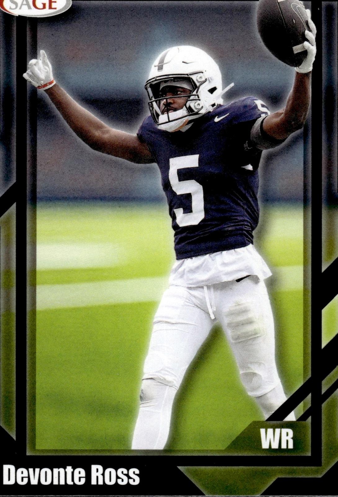 Devonte Ross 2026 SAGE #40 Black Nittany Lions