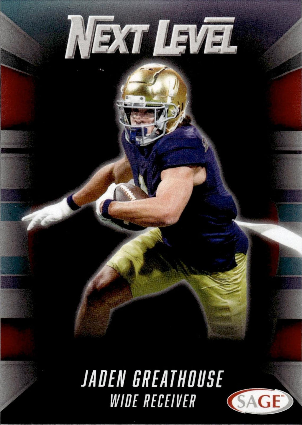 Jaden Greathouse 2026 SAGE #93 Black Fighting Irish